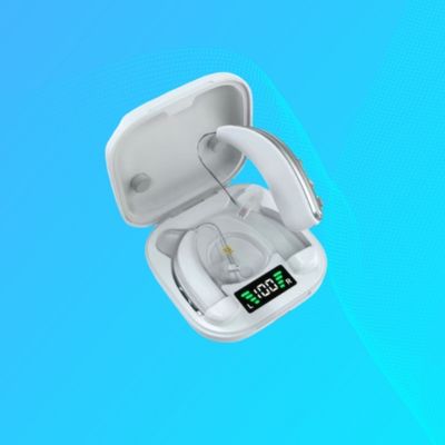 เครื่องช่วยได้ยินที่ไม่เห็นด้วยชิป 8 ช่องที่มีแสงสีม่วงแรงสูง