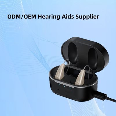 เครื่องช่วยได้ยินดิจิตอลเบา เพียง 2.6 กรัม สีเบจ หรือ Custom FDA Certified