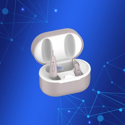 เครื่องช่วยได้ยิน OTC ที่มองไม่เห็น 35dB gain เครื่องเสริมเสียงดิจิตอล 8 ช่อง เครื่องช่วยได้ยินที่สามารถชาร์จใหม่ได้