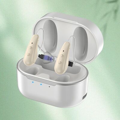 เครื่องช่วยฟัง OTC 5 ระดับ ชนิด BTE พร้อม 16 ช่องสัญญาณเพื่อเพิ่มประสิทธิภาพการได้ยินและลดเสียงรบกวนรอบข้าง